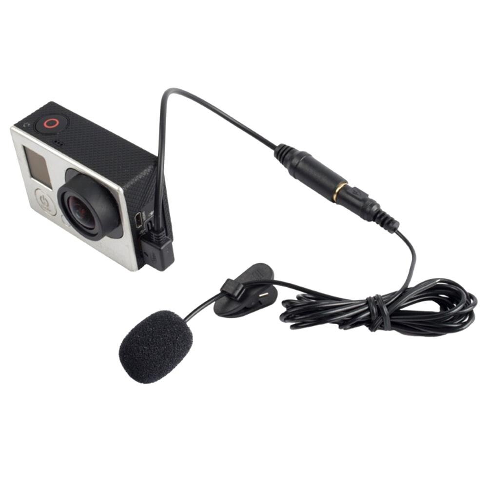 Professionele Mini Usb Externe Mic Microfoon Met Clip Voor Gopro Hero 3/3 +