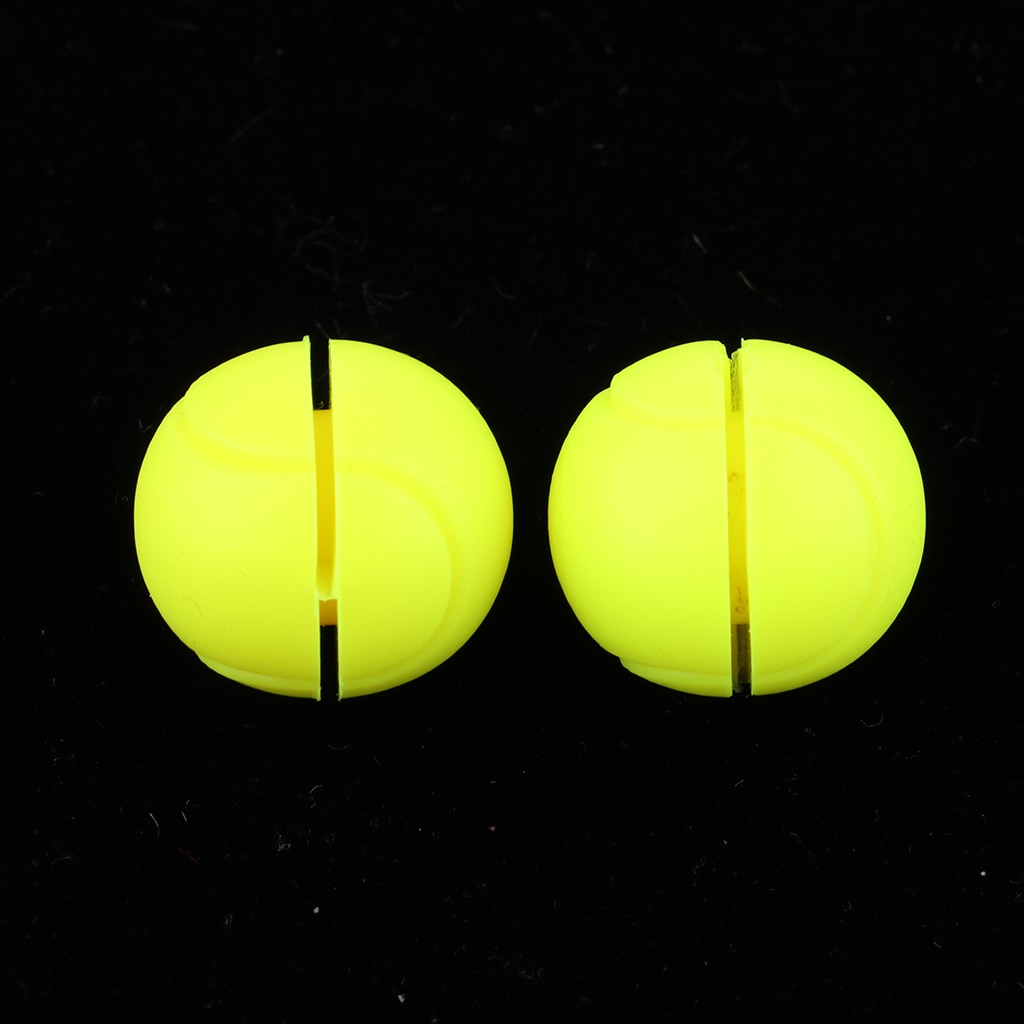 1 Paar Silicone Tennisracket Trillingsdempers Racket Schokdempers Voor Tennis Rackets Snaren