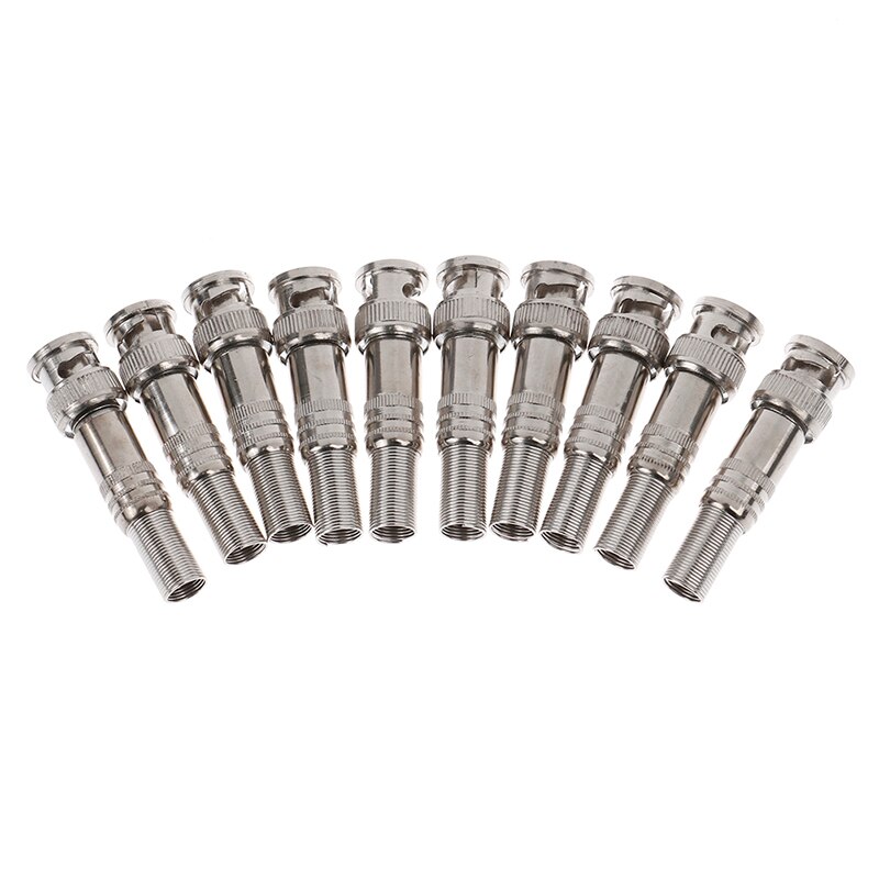 10Pcs BNC Female Connector to Female BNC Male to Male RCA Female BNC Female to RCA Male Adapter Plug for System CCTV Camera