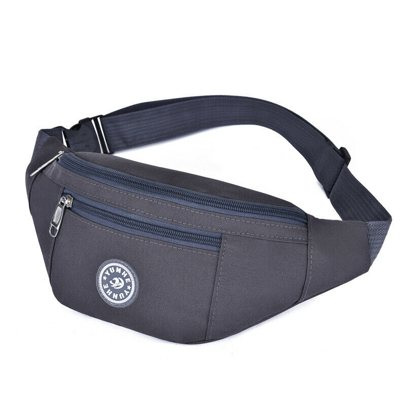 Mans Womens Fanny Pack WaterProof Phone Pocket Pouch Belt Waist Bum Bag Waist: Style2-C