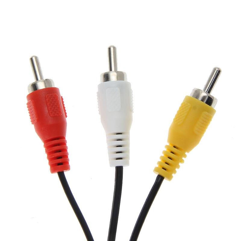 Cable de vídeo para SONY PS2, PS3, PlayStation 2 3, 6 pies, 1,8 M, AV TV, RCA, conectores de salida de vídeo