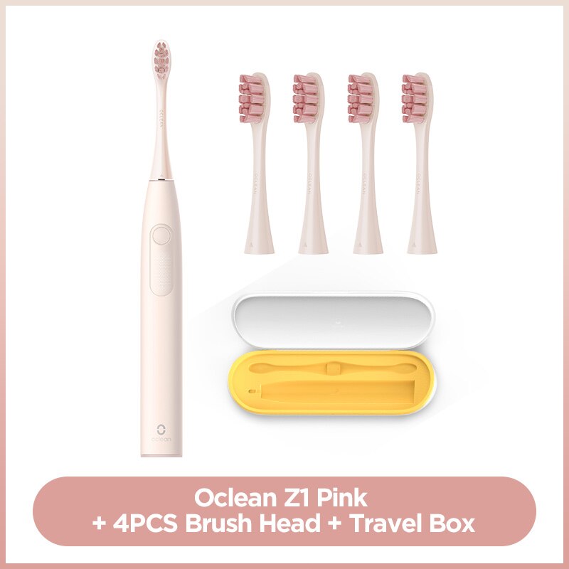 Oclean Z1 elektryczna soniczna szczoteczka robić zębów szybka ładowarka wyświetlacz doprowadziło IPX7 wodoodporna z 3 trybami czyszczenia inteligentna szczoteczka robić zębów dla dorosłych