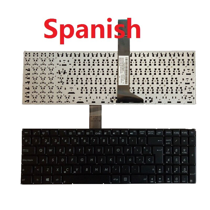 US/SP/Spanish keyboard FOR Asus F552C F552CL F552E F552EA F552EP F552L F552LAV F552LD F550LC A550JX A550L A550LA A550LB: SP
