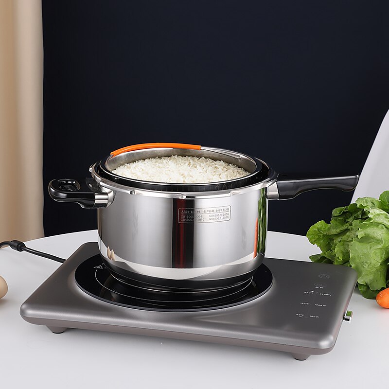 Stainless Steel Vegetable Steamer, Fish Rice With Silicone Handle, Vegetable And Fruit Eggs, Eight Quarts