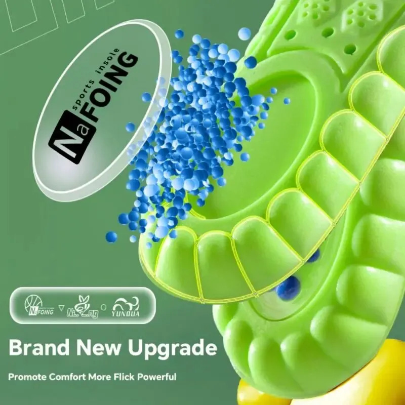 1Pair Sport Orthopedic Insoles for Shoes PU Air Cushion Sole Soft Shock Absorption Deodorant Breathable Running Insoles