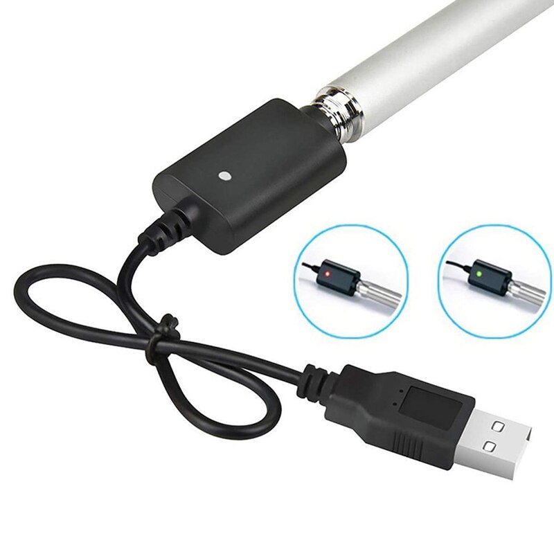 USB Smart Charger Cable, with Overcharge Protection Compatible for USB Adapter Cable with LED Indicator (3-Pack)