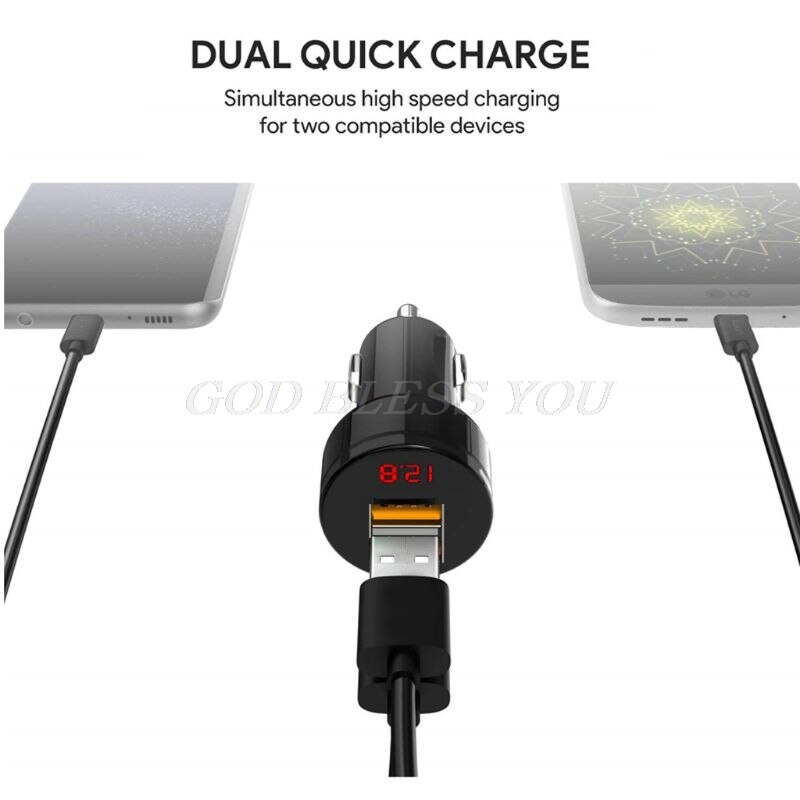 12 v/24 v portas duplas 3.1a usb carregador de cigarro do carro mais leve digital led voltímetro adaptador de energia para o telefone móvel tablet gps