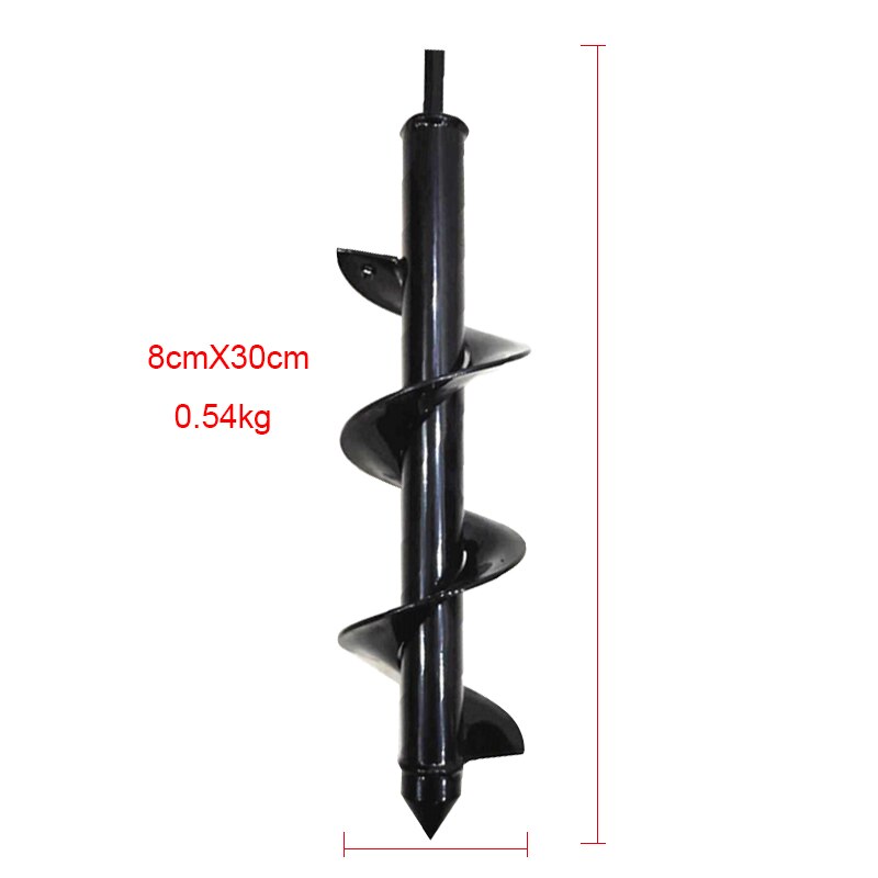 Garden Spiral Hole Drill Planter Flower Pot Digging Tool Hex Shaft Auger Large Yard Garden Tools Bulb Planter Auger Drill Bit