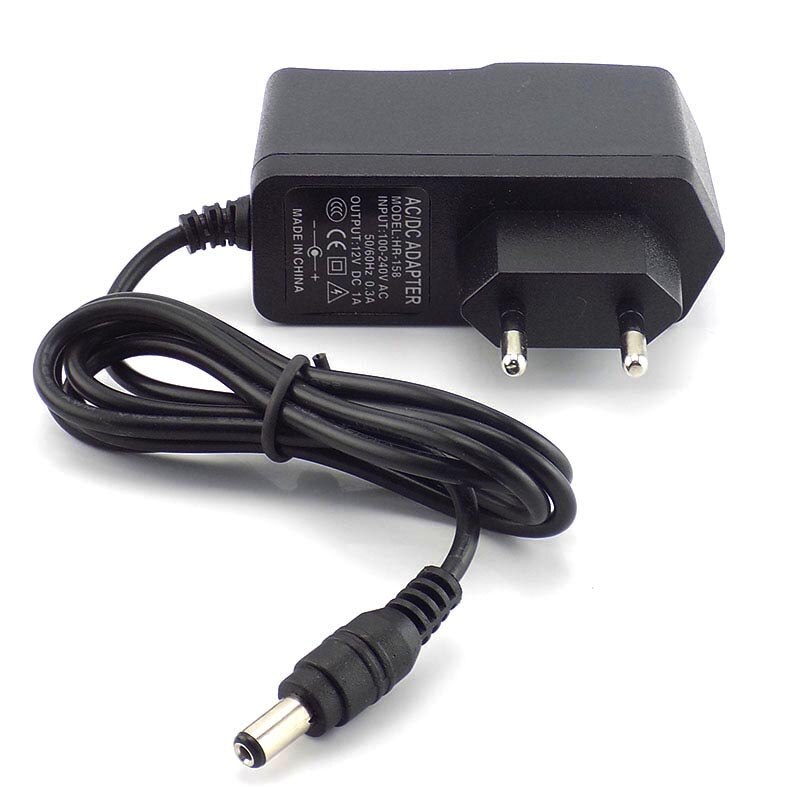 12v 1a 1000ma 100-240v ac til dc strømadapter forsyning lader lader adapter for cctv kamera led strip lys us/eu/au plug  l19