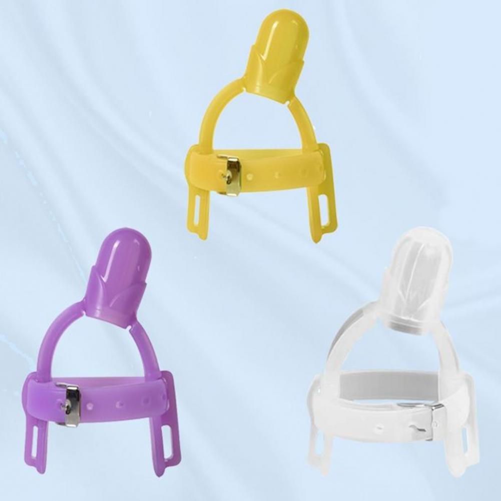 Muñequera de silicona no tóxica para bebés y niños, protector de dedos para dejar de chupar el pulgar, aparato de succión, 2 colores, novedad