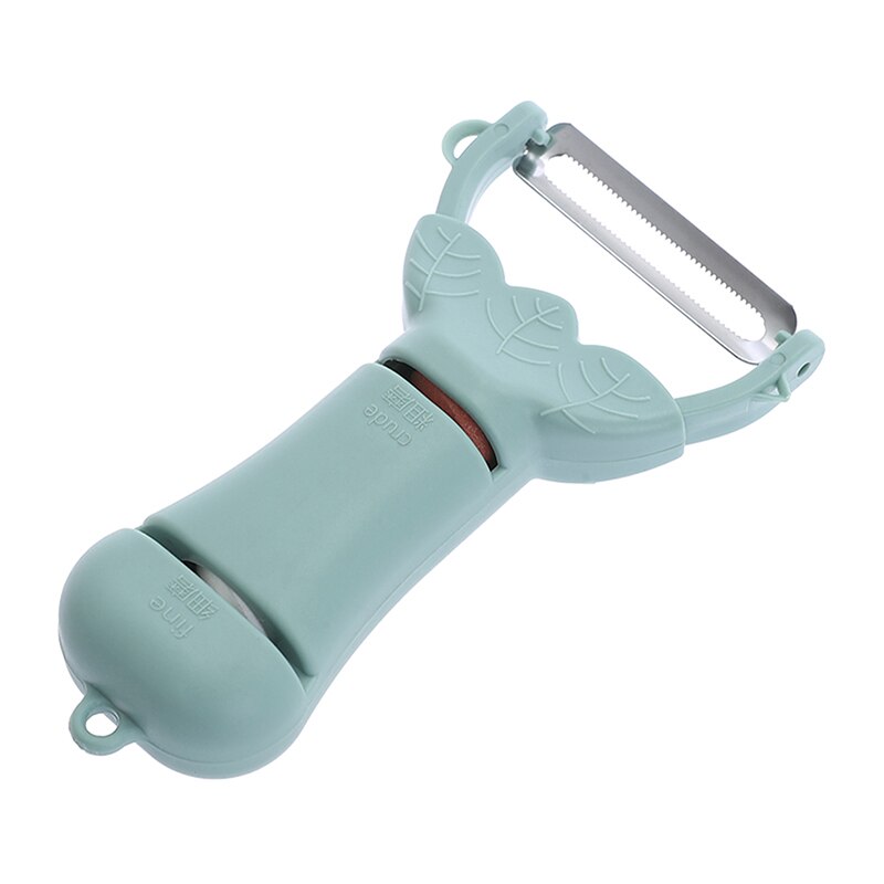1PC Household Slicer Shredder Peeler Julienne Cutter Multi Peel Stainless Grater Kitchen Tools Peeler Set TXTB1: 3 green