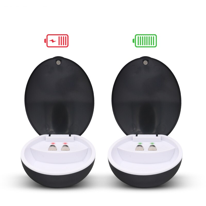 Rechargeable Battery For Hearing Aids, 13 Size Cycle Charge Battery And Charger Kit ,All 13 size hearing aids well fit
