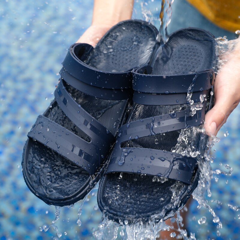 Comfortable Men Pool Sandals Summer Outdoor Beach Sandals Man Casual Water Shower Slippers Sandalia Masculina