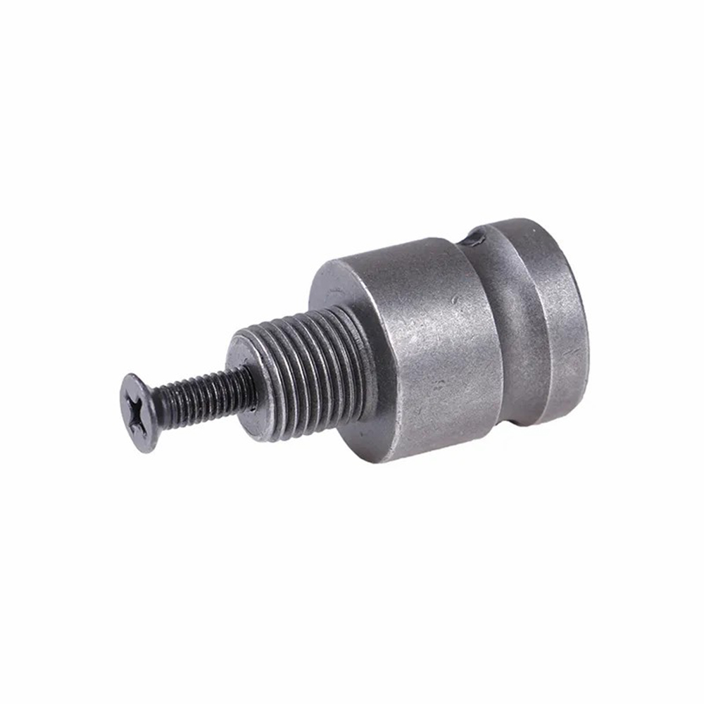 Adaptateur de mandrin de perceuse pour clés à chocs abrasives, mandrin de perceuse électrique, convertisseur d'adaptateur de mandrin de perceuse en acier allié, 1/2 en effet, 3/8 po