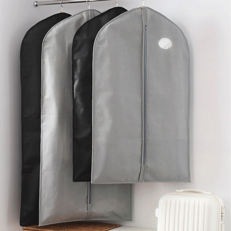 Sac de rangement pour costume, sac de rangement anti-poussière de voyage housse de protection pour costume veste, chemise, manteau, robes