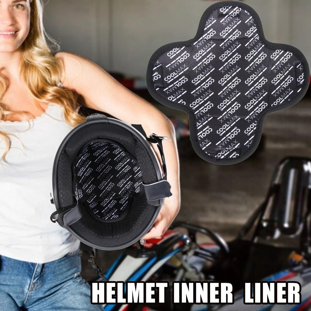 Motorhelm Liner Warmte Isolatie Helm Liner Sneldrogende Ademend Zweet Wicking Kussen Pad Insert Helm Voering Moto