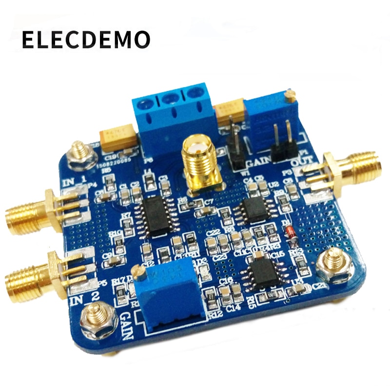 VCA821 Modulo di Controllo della Tensione Amplificatore a Guadagno AGC Elettronico Gara Modulo di Garanzia Autentica di 350M di Larghezza di Banda