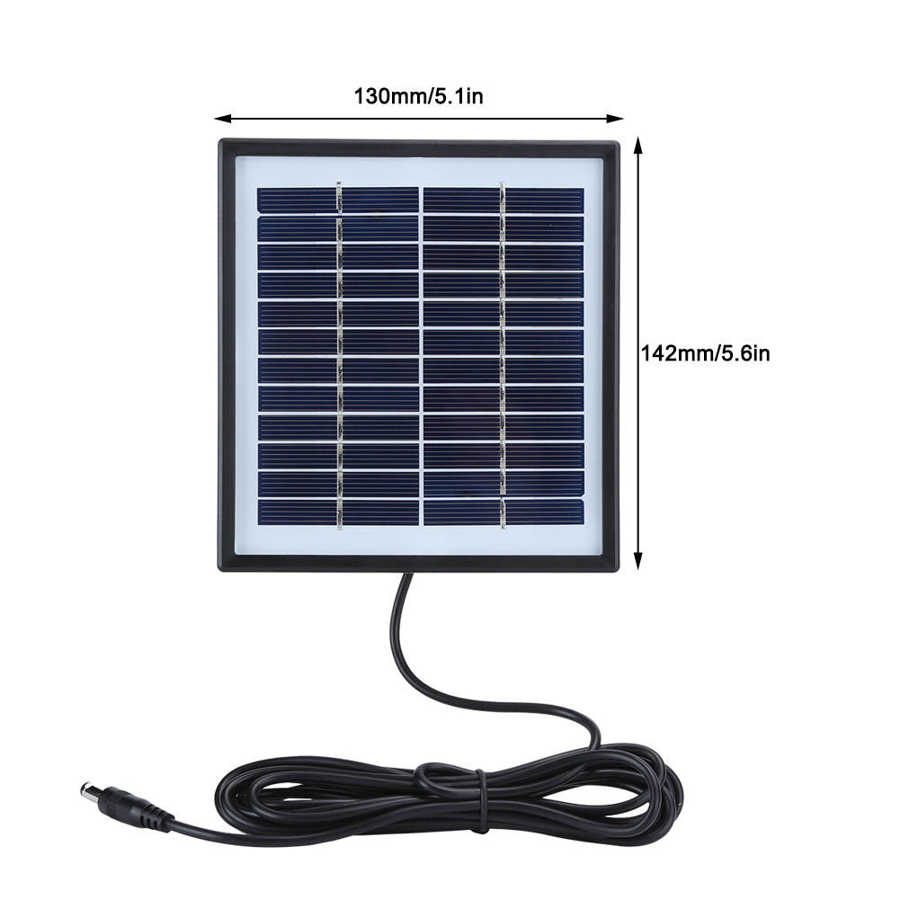 2W 12V Multifunctional Solar Panel Polysilicon Charging Board with Border for Outdoor Camping Solar Board Light Access