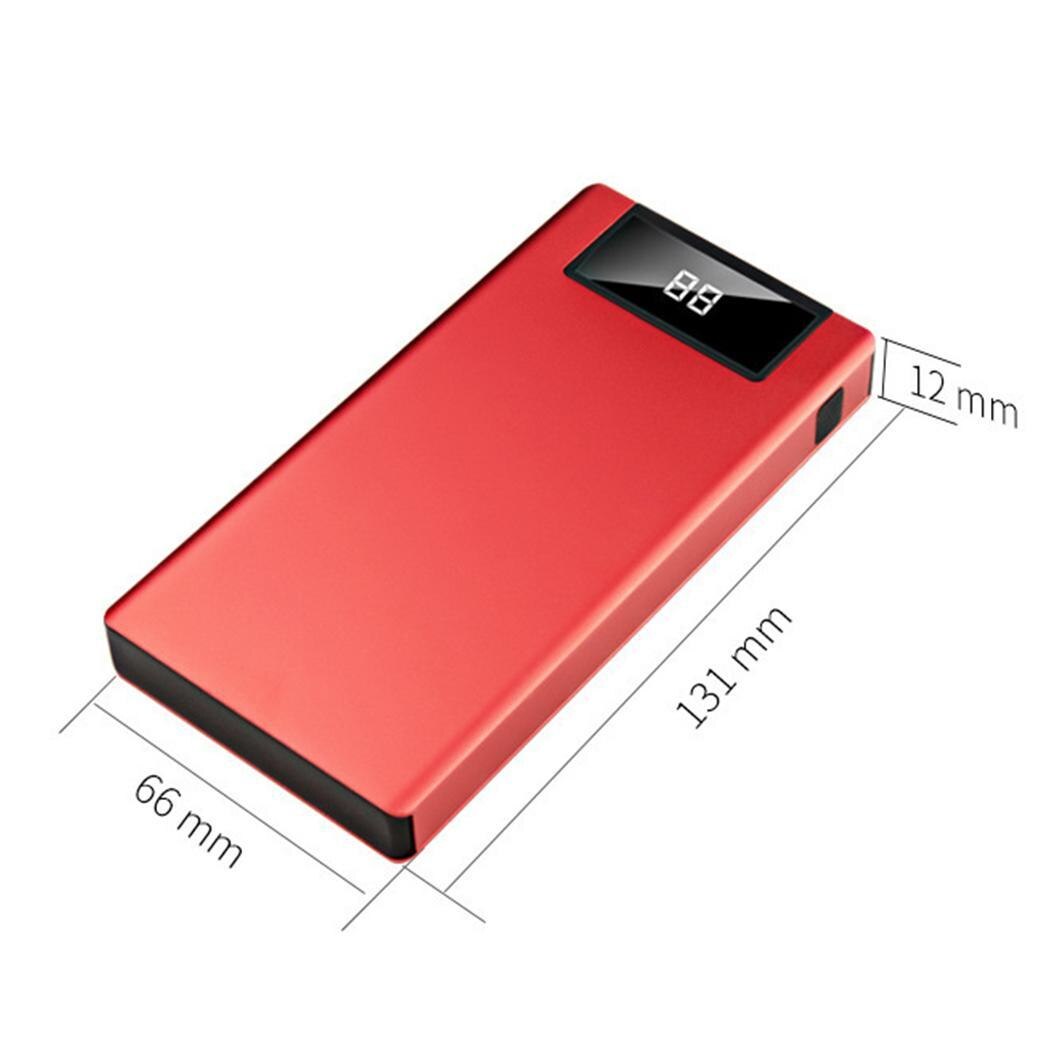 20000 mah batterie externe batterie externe pauvreté banque 2 USB LED Powerbank Portable chargeur de téléphone Portable pour Xiao mi mi iphone X