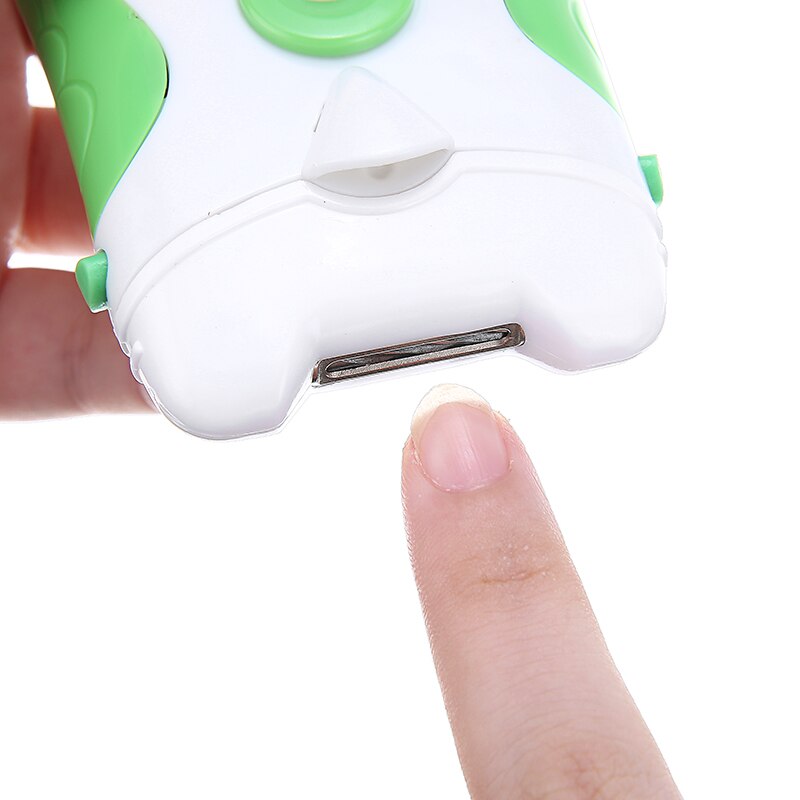 Tragbare Elektrische Sicher Nagel Trimmer Clipper Cutter Dual-use-Maniküre Pediküre Datei Automatische Baby Trimmer