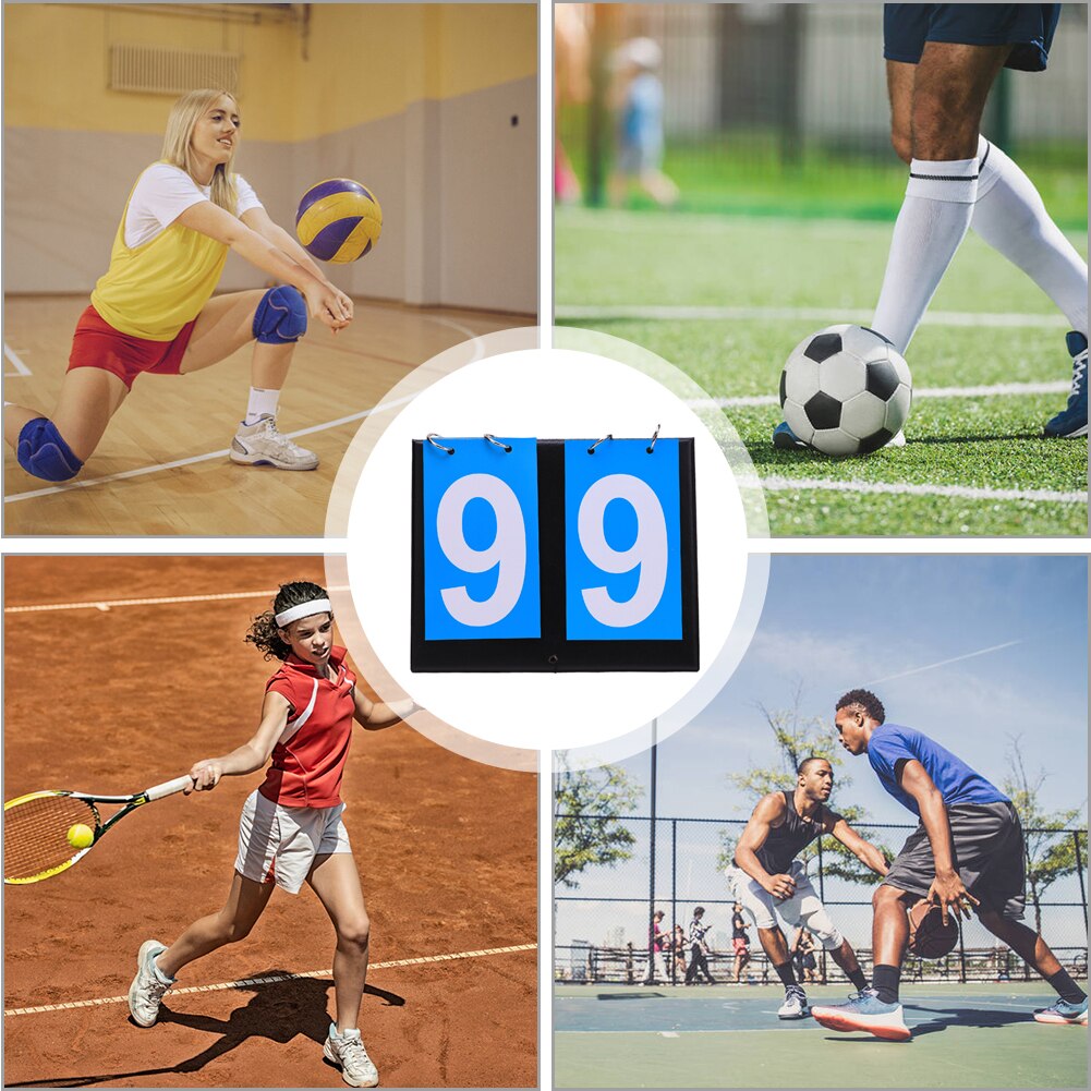 Digital Tabletop Sports Scoreboard for Football Volleyball Basketball Table Tennis Competition Score Recoding Board