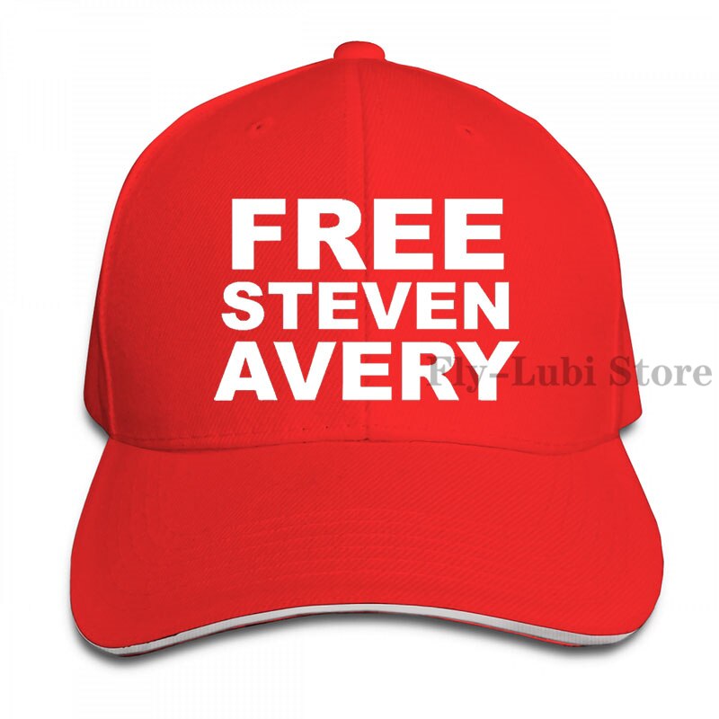 Free Steven Avery Baseball cap men women Trucker Hats adjustable cap: 1-Red