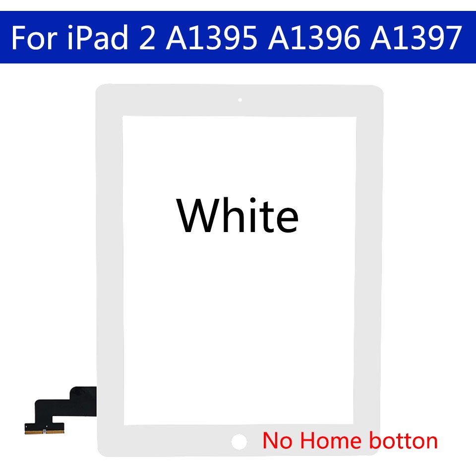 Touch Screen Voor Ipad 2 IPad2 A1395 A1396 A1397 Touch Panel Lcd Buitenste Display Digitizer Sensor Glas Vervanging