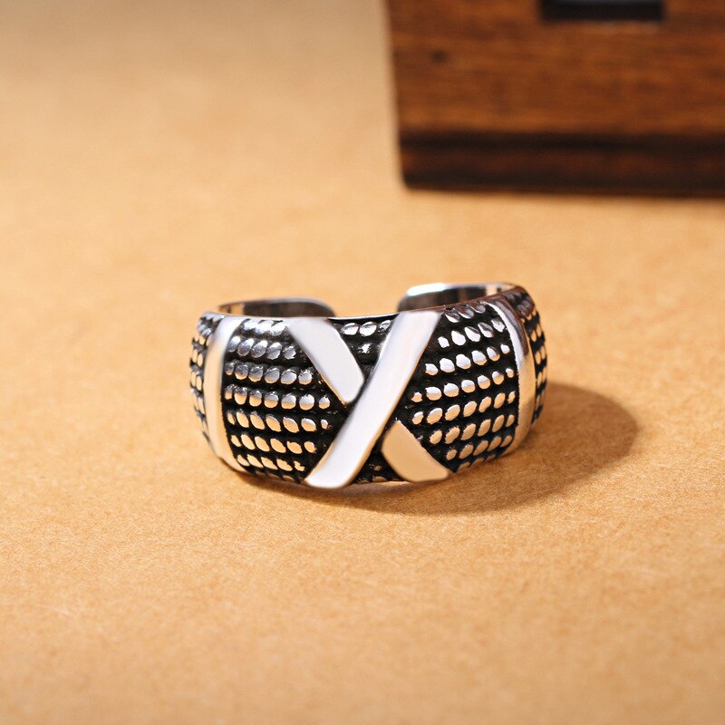 Persönlichkeit gotisch Jahrgang Geometrische Ringe Für Frauen Braut Hochzeit Engagement Punk Resizable Antike Ringe Felsen Schmuck: 2