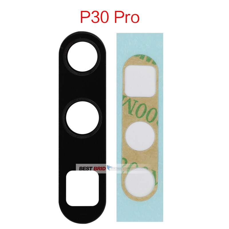 1pcs arrière caméra verre lentille protecteur couverture pour Huawei P20 Lite P20 P30 Pro avec adhésif autocollant bande pièces de rechange