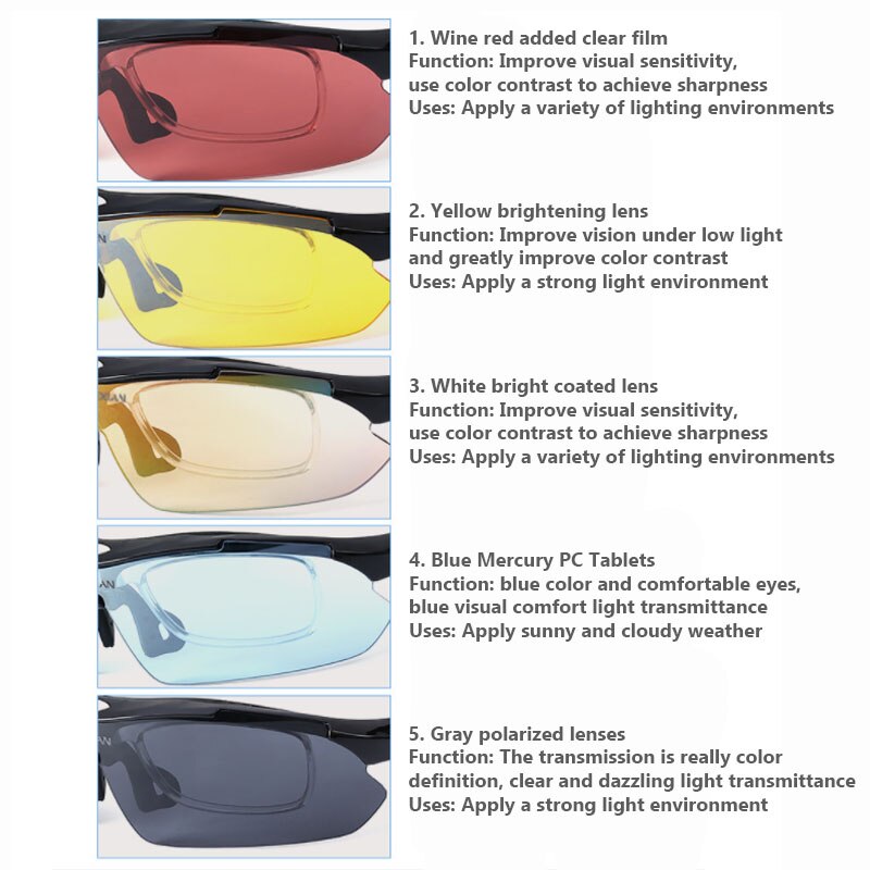 Fishing glasses watch drifting HD Outdoor polarizer special myopia increase clear mirror men night fishing Blu-ray sunglasses