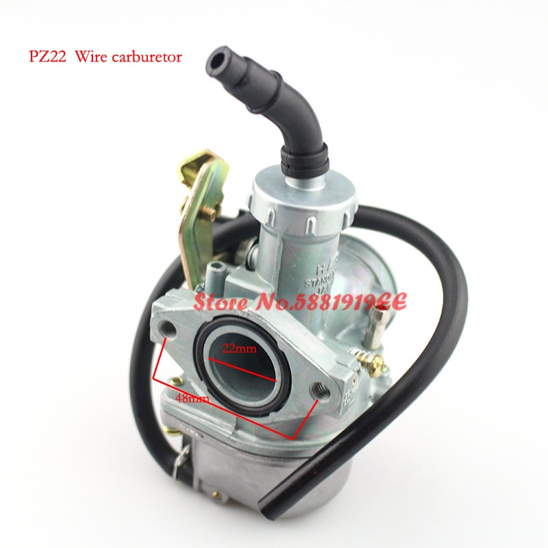 Motorfiets Carburateur Motor PZ22 22Mm Carburateur Voor 125cc Kayo Apollo Bosuer Xmotos Kandi Dirt/Pit Bikes