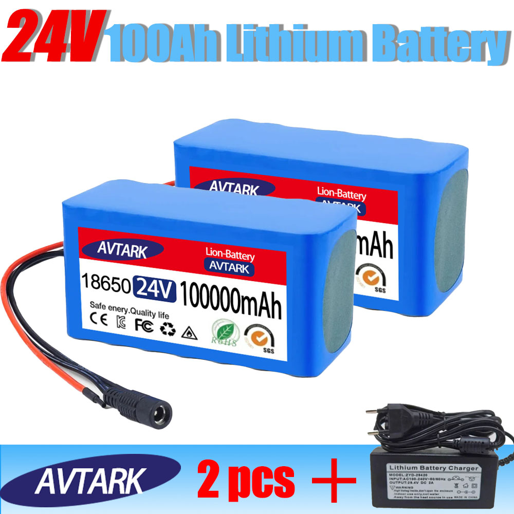 24V 18650 7S3P 100000mAh Rechargeable Batteries 24V Lithium Battery Wheelchair Battery 7s3p Battery Pack for Bicycle