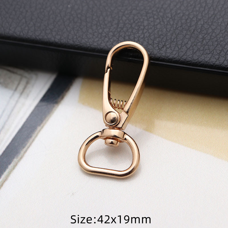 5pcs Metal Swivel Snap Lobster Claw Clasp Carabiner for DIY Handbag Jewelry Keyring Keychain Make Supplies Accessories
