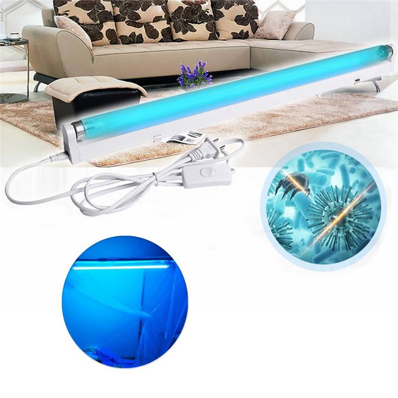 8W UVC Ultraviolet Lamp UV Sterilizer Lamp Germicidal Disinfection Sterilization Fluorescent Light EU US Plug AC110V 220V