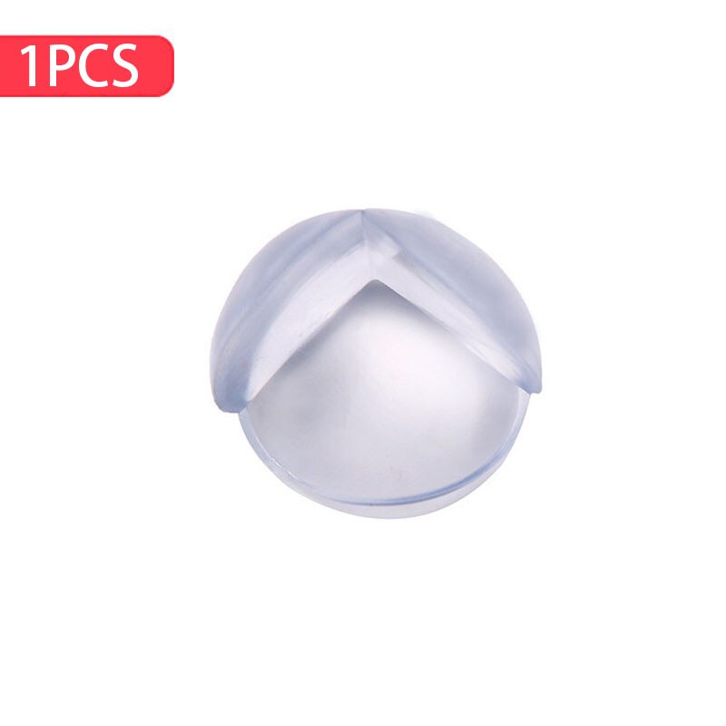 4/Pcs Kind Veiligheid Zachte Lijm Protector Lijm Sticker Anti-Collision Hoek Transparante Anti-Collision Hoek Veiligheid bescherming: 1PCS