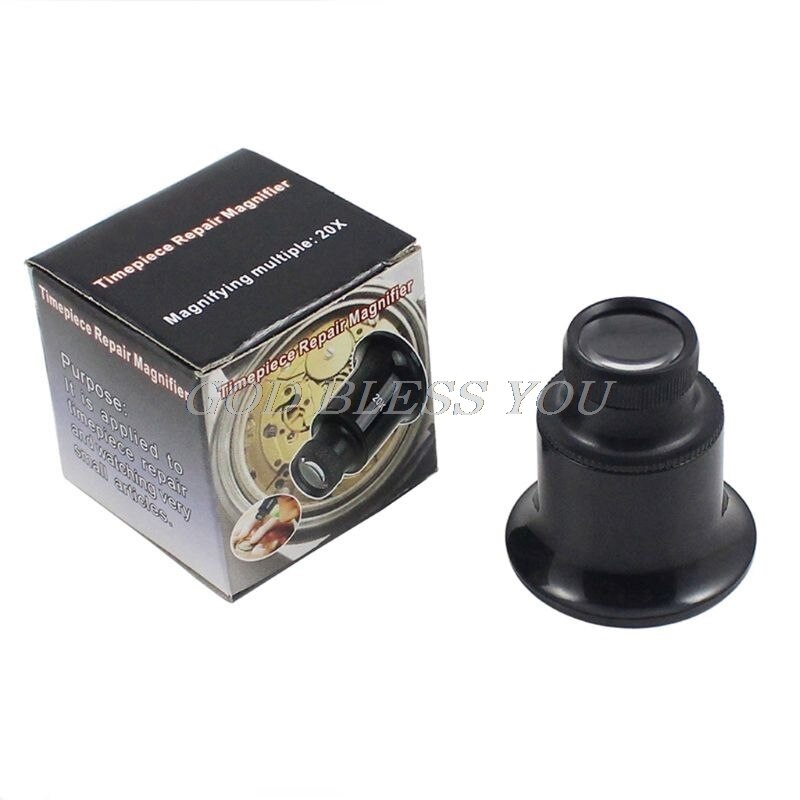 20X Jewelers Eye Loupe Loop Magnifier Magnifying Glass Watchmakers Jewelry Tools: Default Title