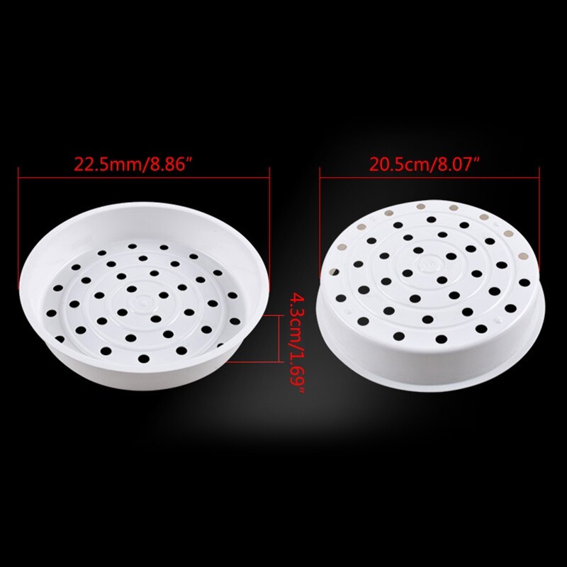 Panier de cuisson à vapeur universel 808F, en plastique de alimentaire, pour cuiseur à riz, légumes, œufs, Dessert, support pour aliments de bébé