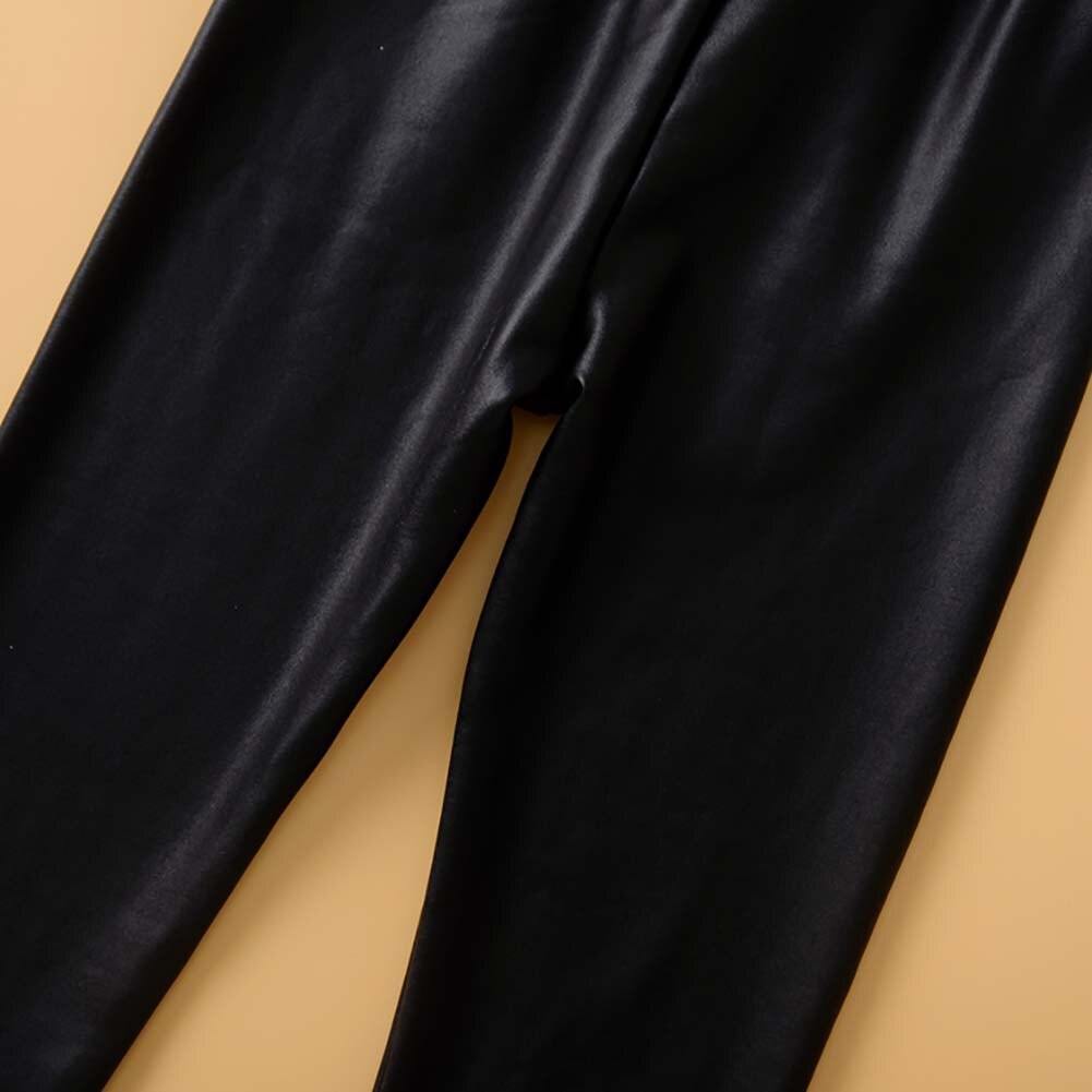 Baby Mädchen Gamaschen freundlicher Feste Gamaschen Bleistift Hosen freundlicher Warme Hosen Faux PU Leder Leggings Dünne Schlauch