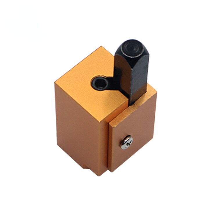 Wood Working Square Mini Handy Tool Drill Bit Carving DIY Woodworking Garden Punch Hole Opener Template Door Box Carpentry Tools: GOLD