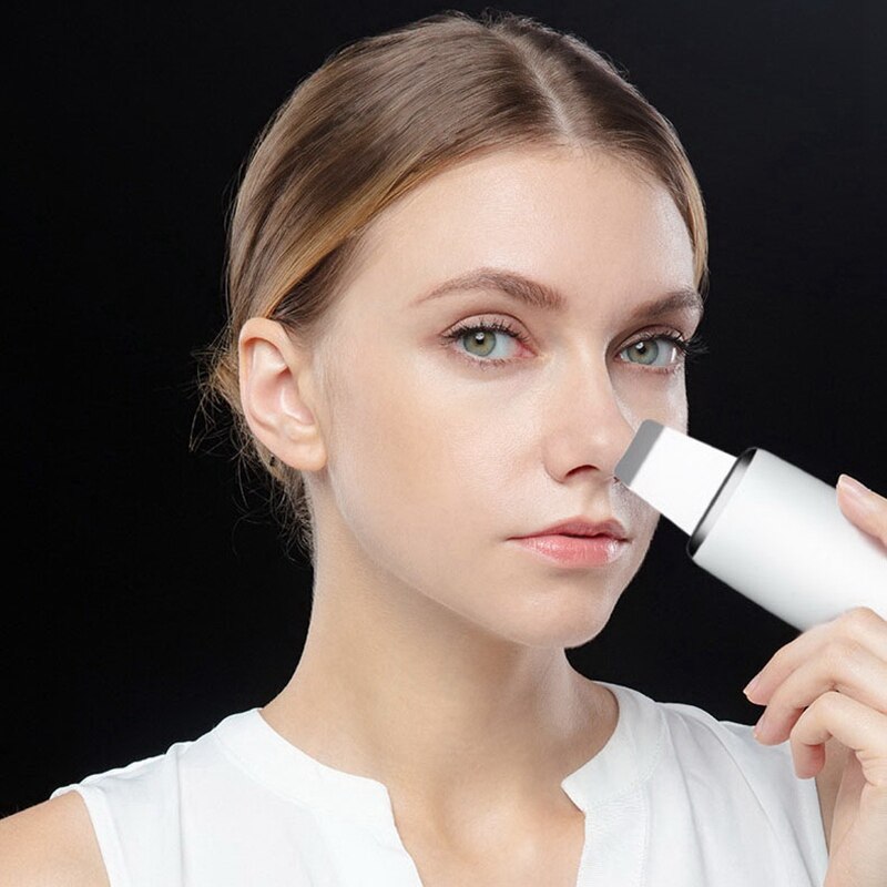 Spatule électrique à ultrasons pour épuration de la peau, outil de Lifting du visage, outil de beauté pour éliminer les points noirs