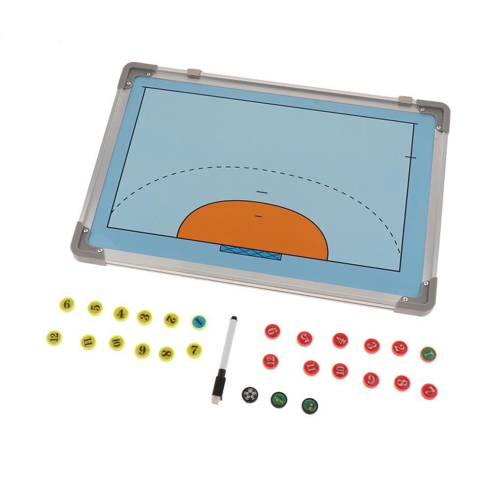 Handbal Magnetische Coaches Board Professionele Strategie Onderwijs Klembord Met Markers En Uitwisbare Pen