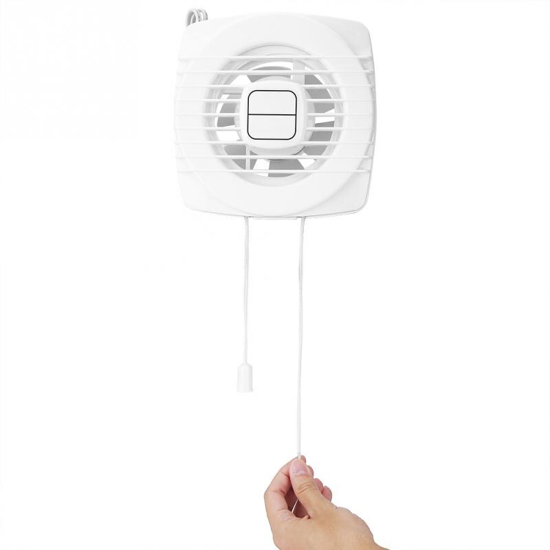 Ventilador colgante de pared para ventana Extractor pequeño de vidrio de 12W y 220V para cocina y baño, montaje de ventilación