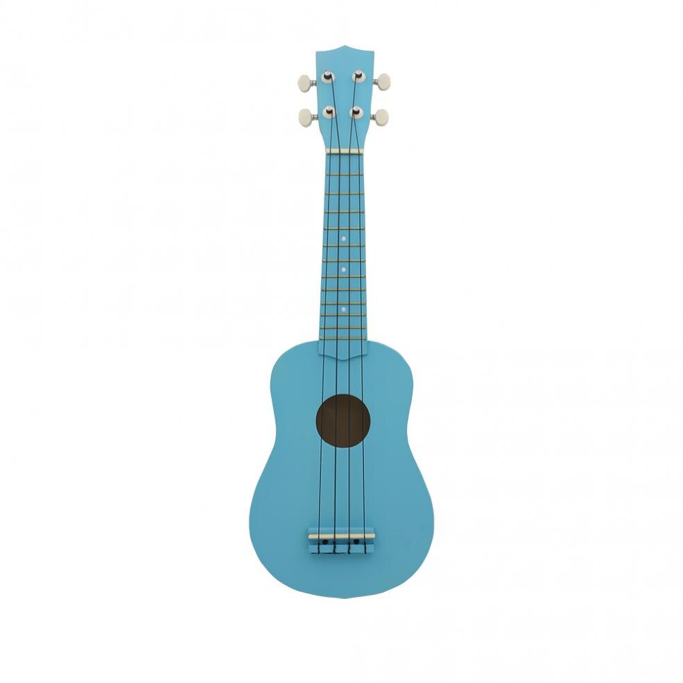 Soprano – Instrument de musique à 4 cordes en tilleul, 21 pouces, couleur Pure, pour débutants/spectacles: Bleu