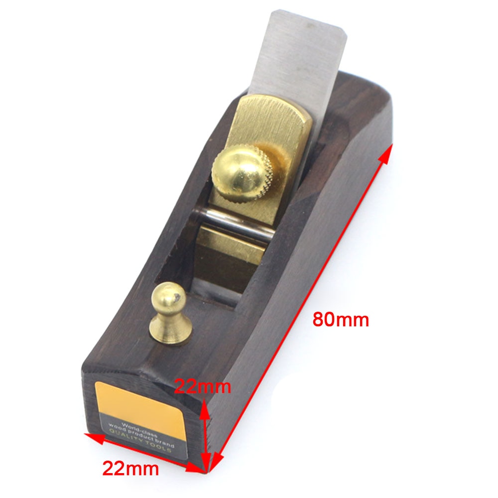 Ebony Wood Mini Light Plane Flat Bottom Planer DIY Carpentry Hand Edge Wood Planer Flat Bottom Trimming Plane K01053-055-A
