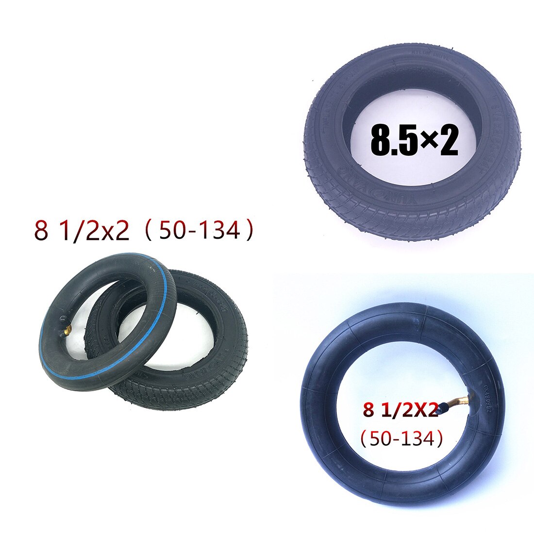 8.5 Inch Mini Bike Tire Replacement 8 1/2X2(50-134... – Vicedeal