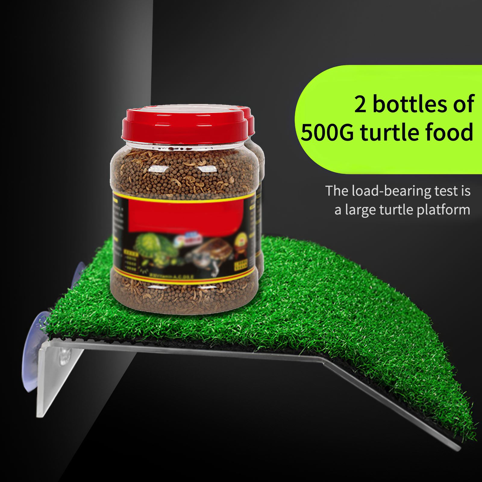 Turtle Tank Sloping Basking Terrace Floating Turtle Rest Platform Suction Floating Turtle Rest Decorative Climbing Ladder