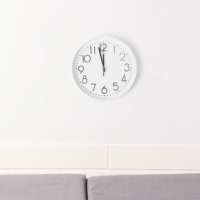 Wall Clock European Style Large with Numbers Mute Wall Clock Pastoral Style Wall Clock Sweep Circle Clo