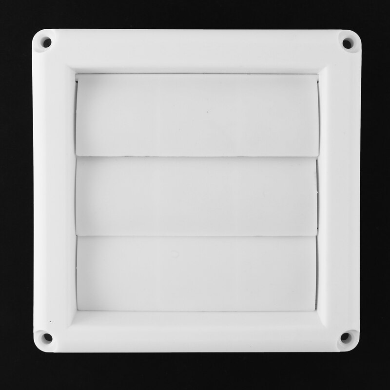 ! Dryer Vent Cover Air Vent Grille Cover Wall Duct Ventilation Grill Louvered Vent Cover ABS Louvre Air Vent Grille