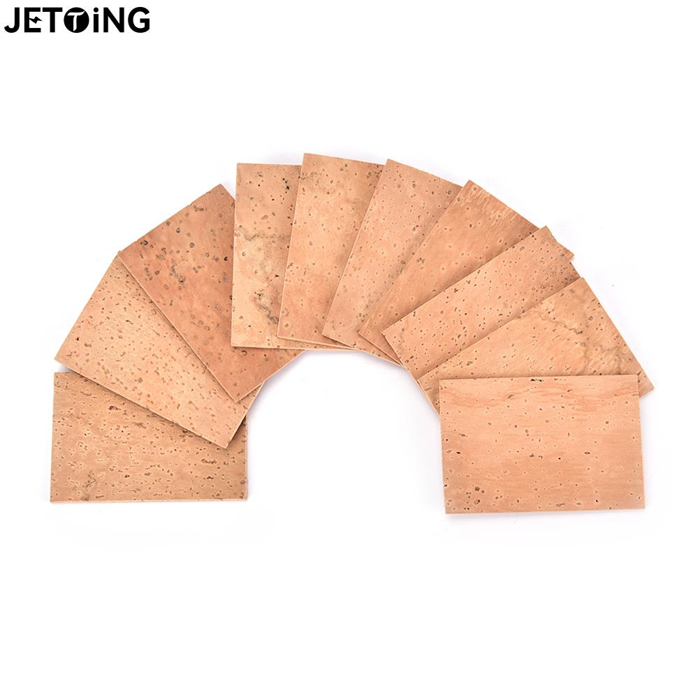 10 stk saksofonkorker sopran/tenor/alt hals kork saksofon deler tilbehør 60 x 40 x 2 mm