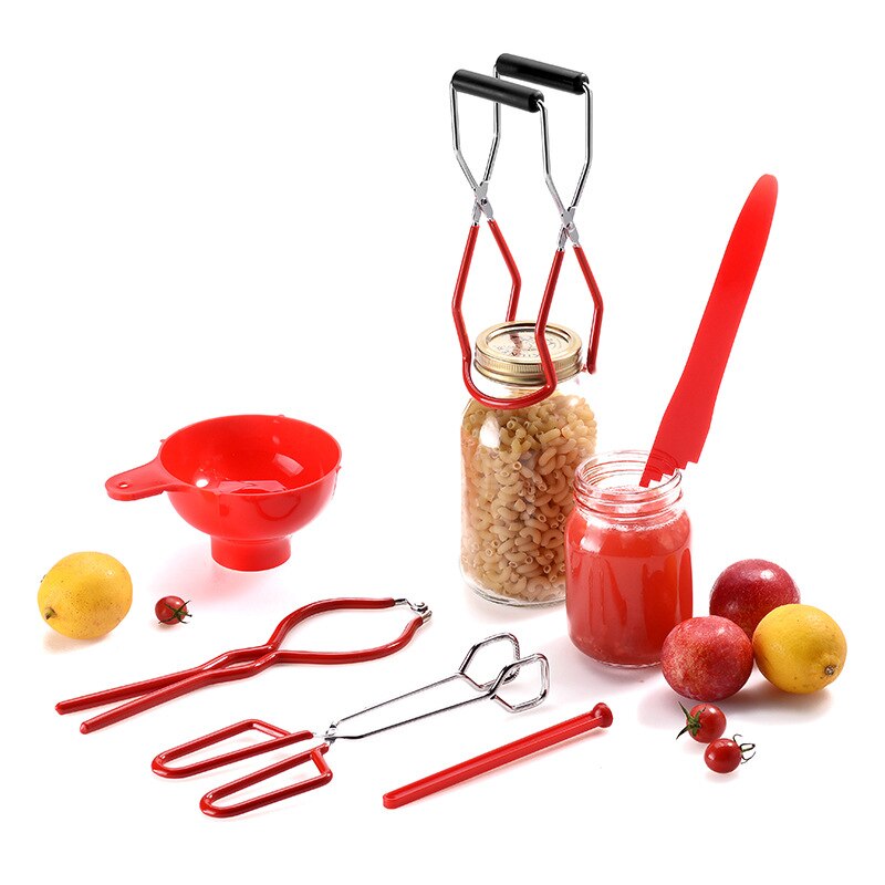 Canning tools set 6PCS/SET Canning Supplies Kit Canning Funnel Jar Lifter Tongs Kitchen Accessories